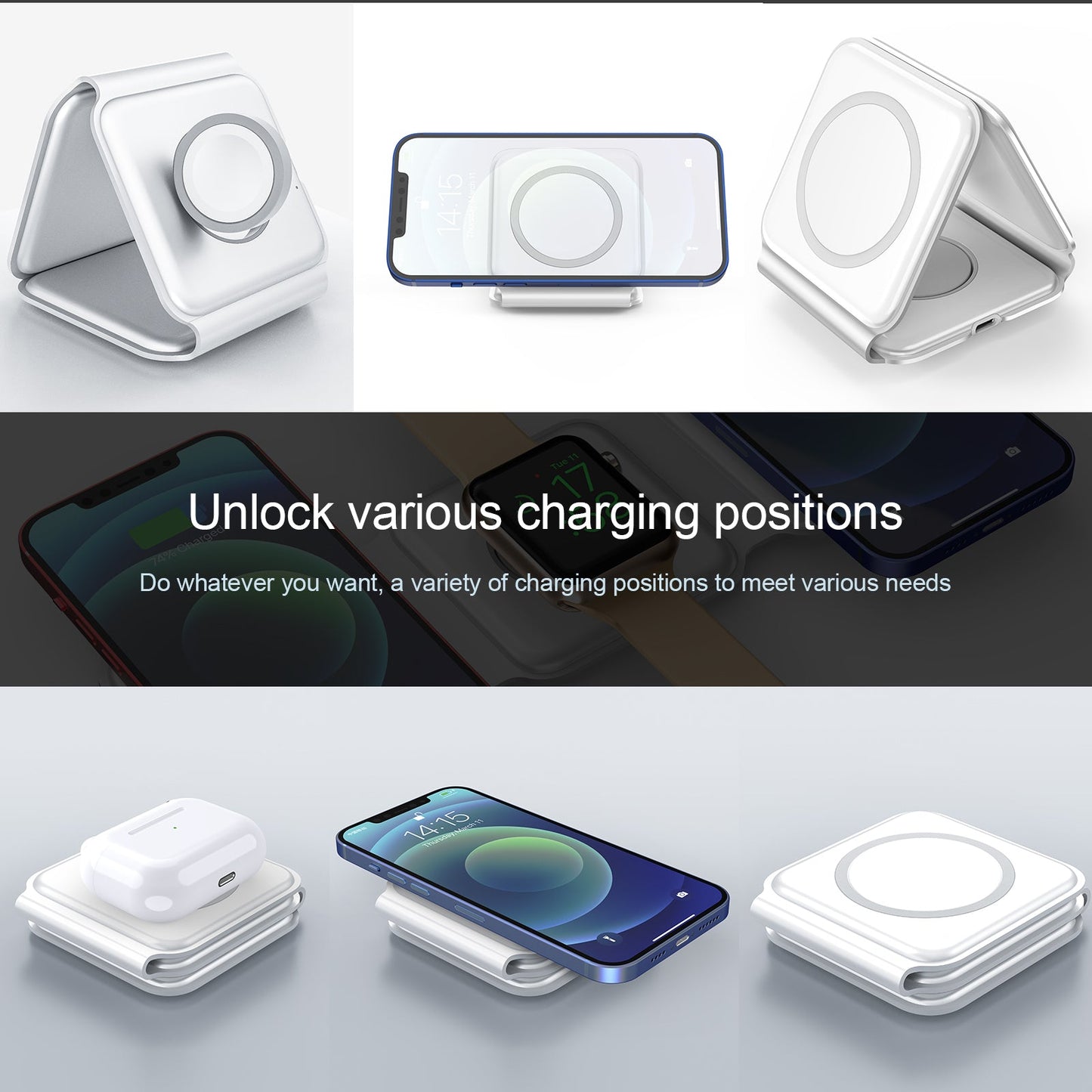 3 in 1 Wireless Charging Station