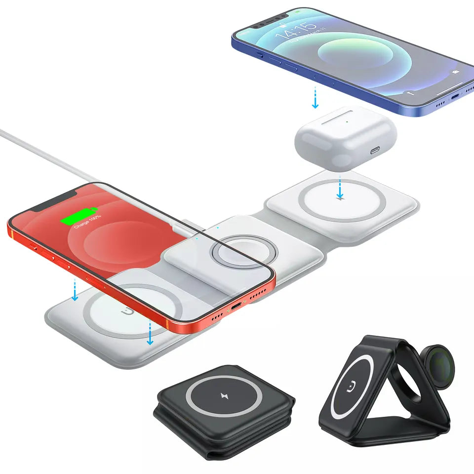 3 in 1 Wireless Charging Station