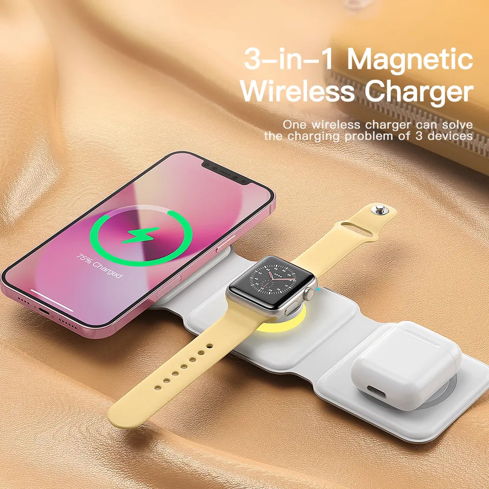 3 in 1 Wireless Charging Station
