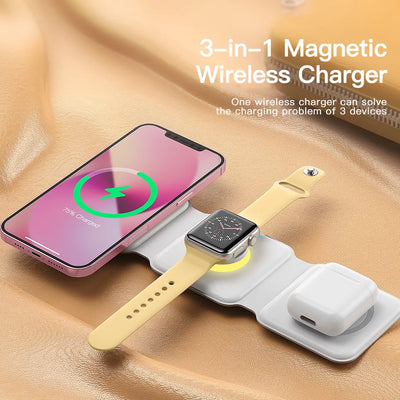 3 in 1 Wireless Charging Station