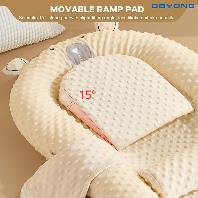 Premium Baby Sleeping Nest – Portable Breathable Baby Lounger for Newborn Comfort