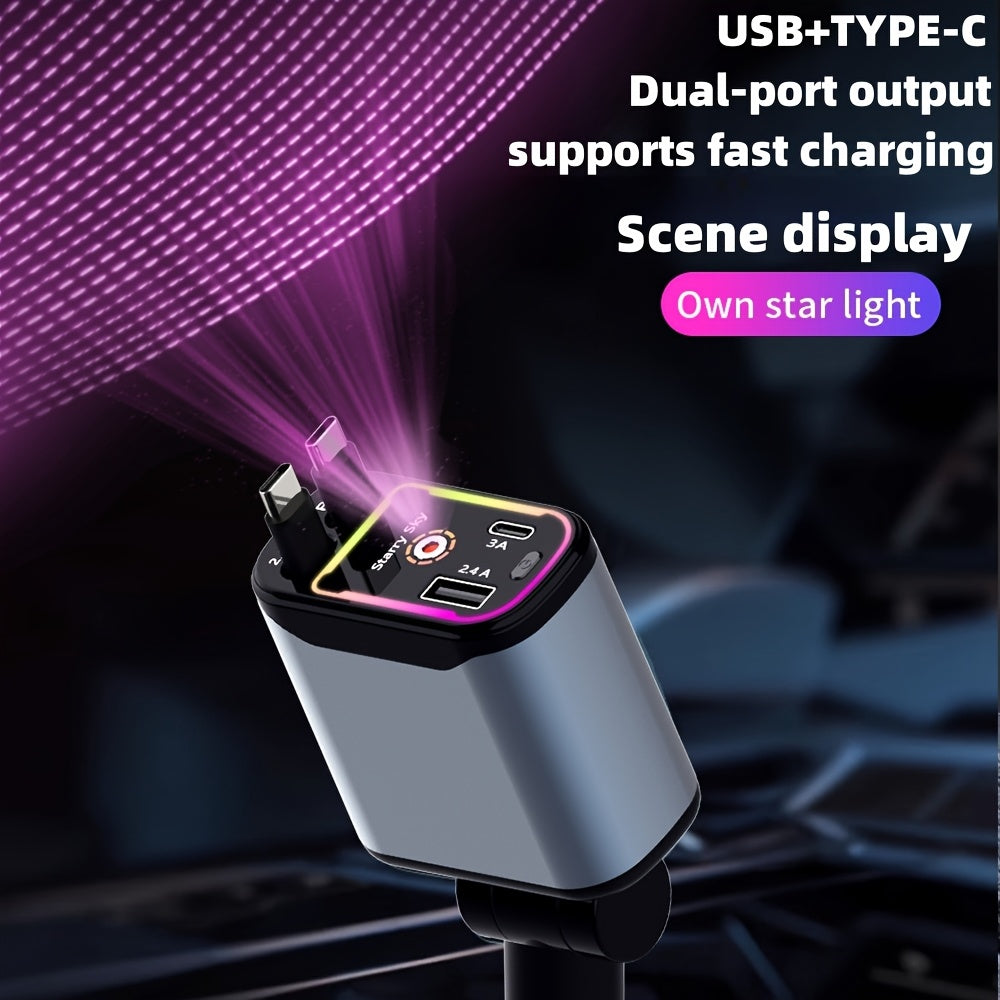 4-in-1 USB-C Fast Car Charger Adapter