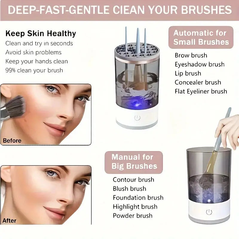 Electric Makeup Brush Cleaner