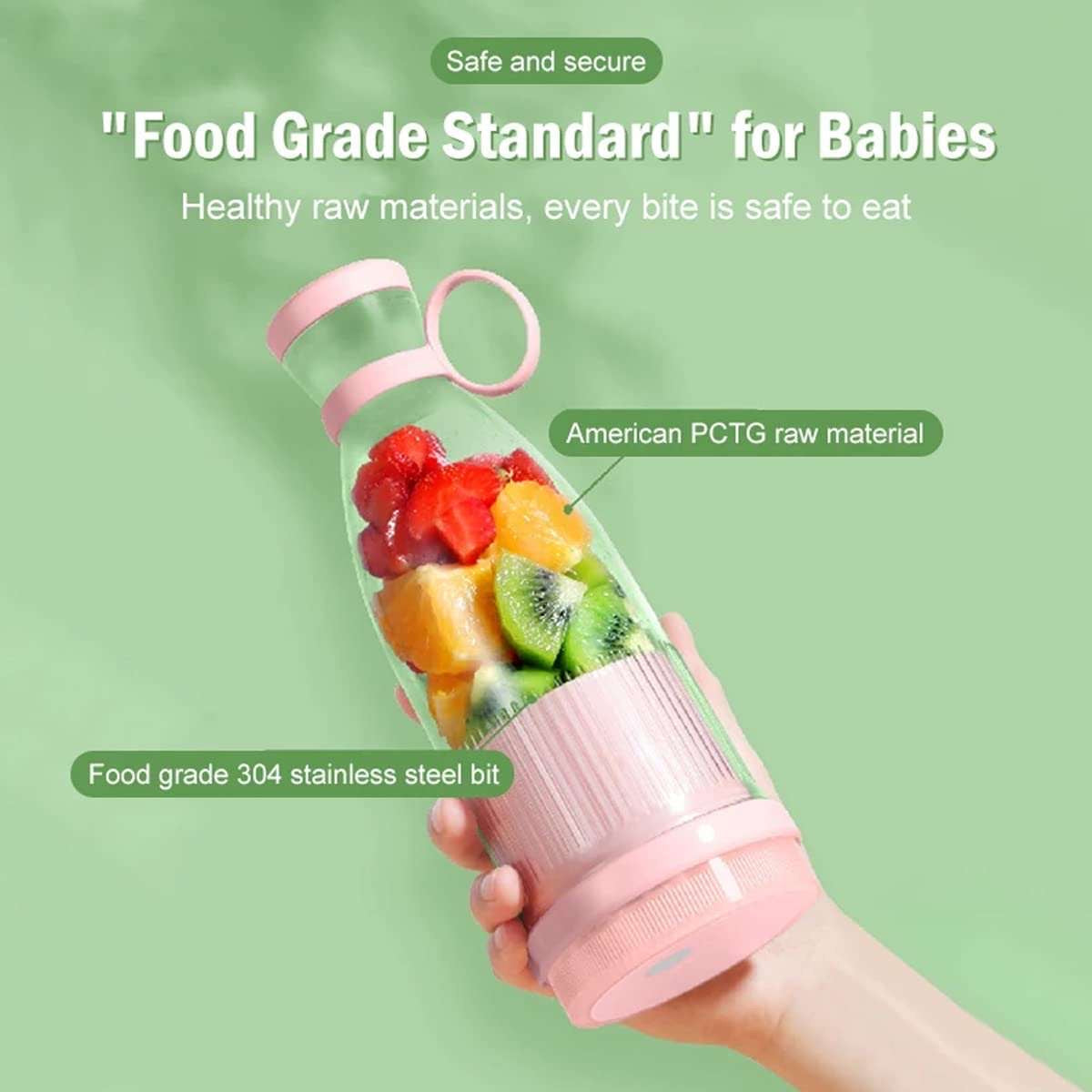 Portable Mini Rechargeable Electric Juicer