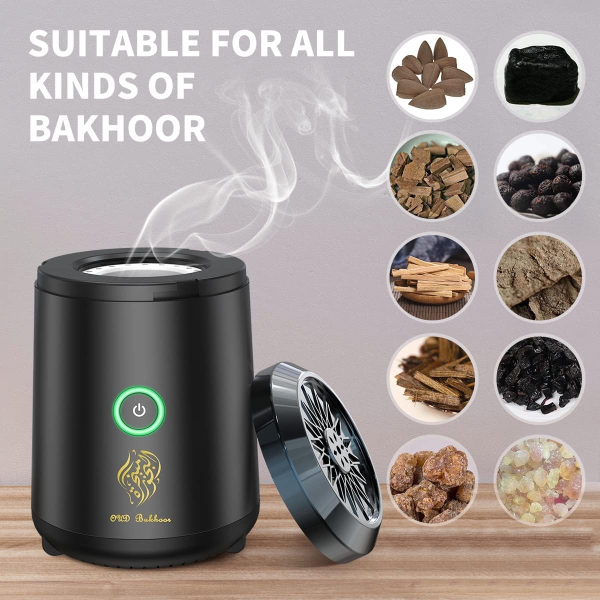 Electric Oud Incense Bukhoor Burner