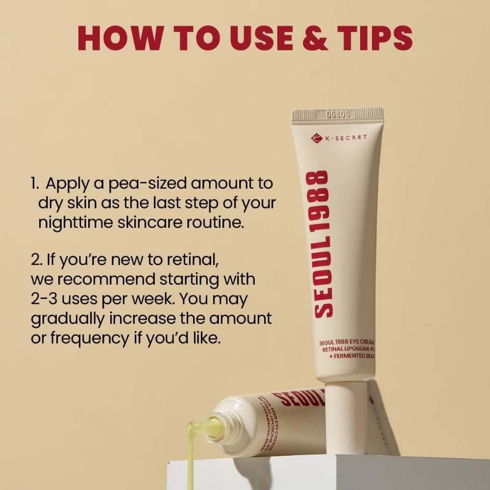 SEOUL 1988 Eye Cream - Retinal Liposome 4% + Fermented Bean 30ml
